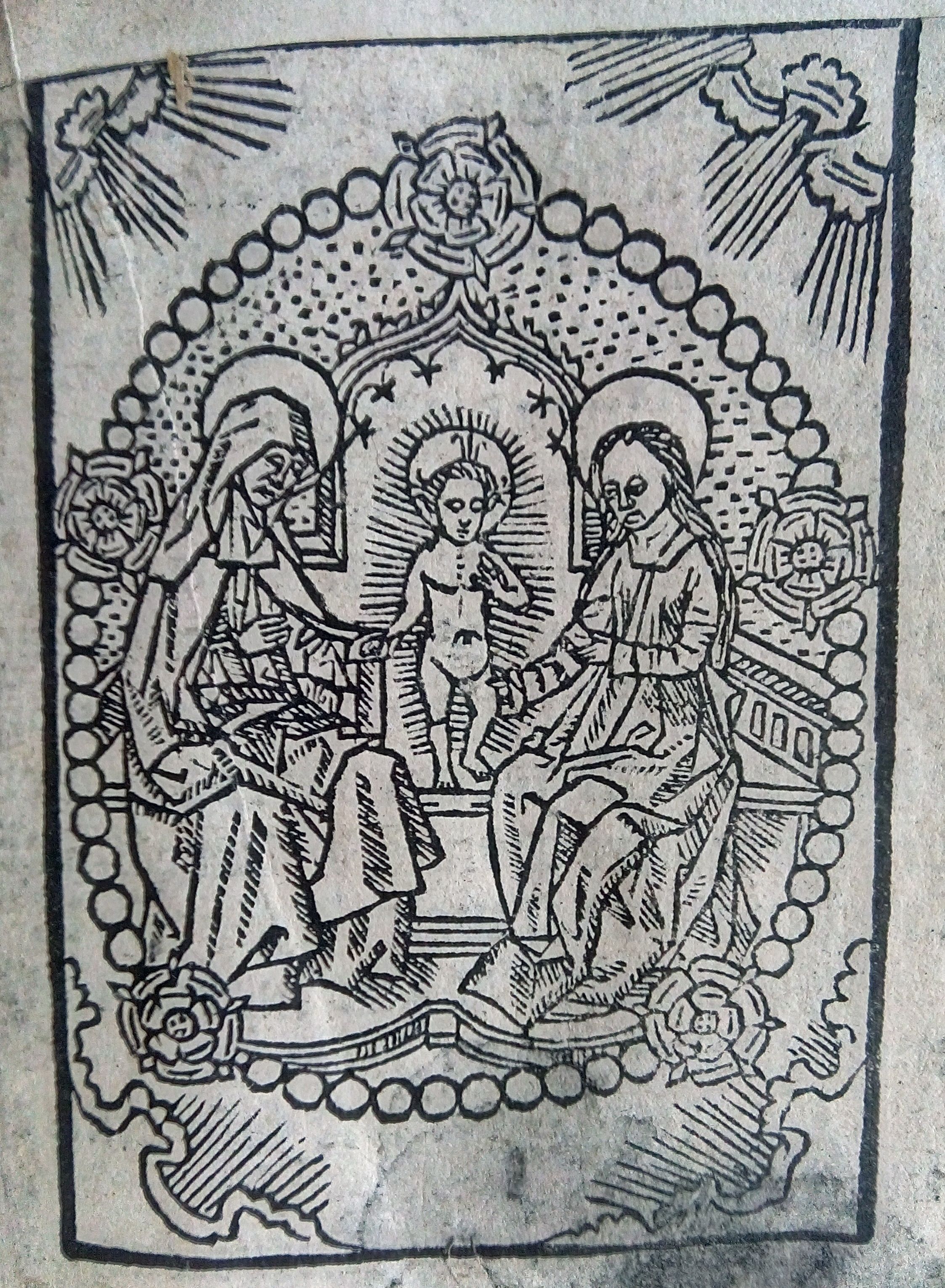 Pagina in boekje Thieman uit 1518