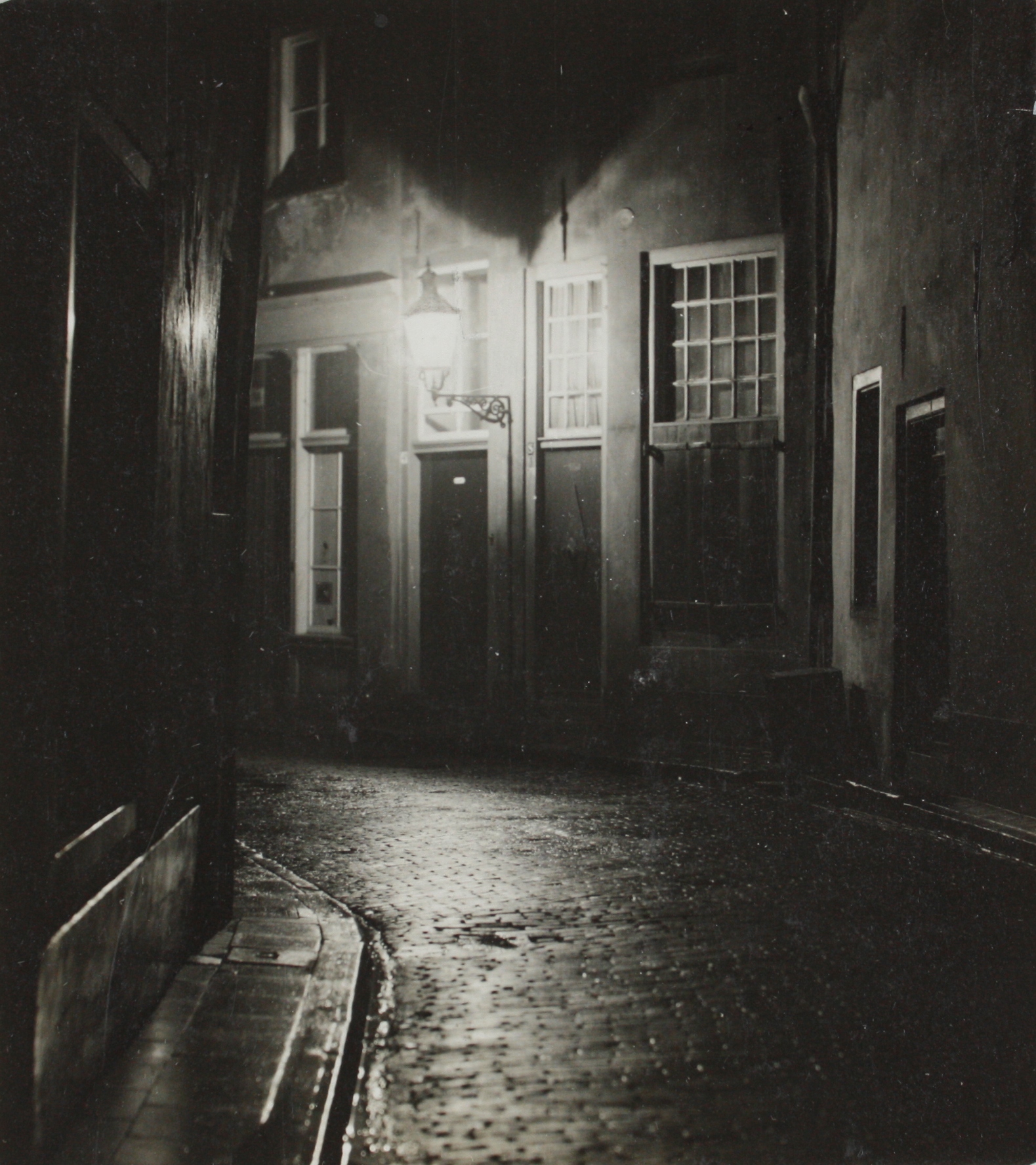 Lein de Nood, De Vaaltstraat bij nacht, 1928 